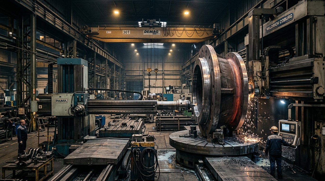 Heavy Machining - Horizontal Boring, Floor Boring, CNC VTL